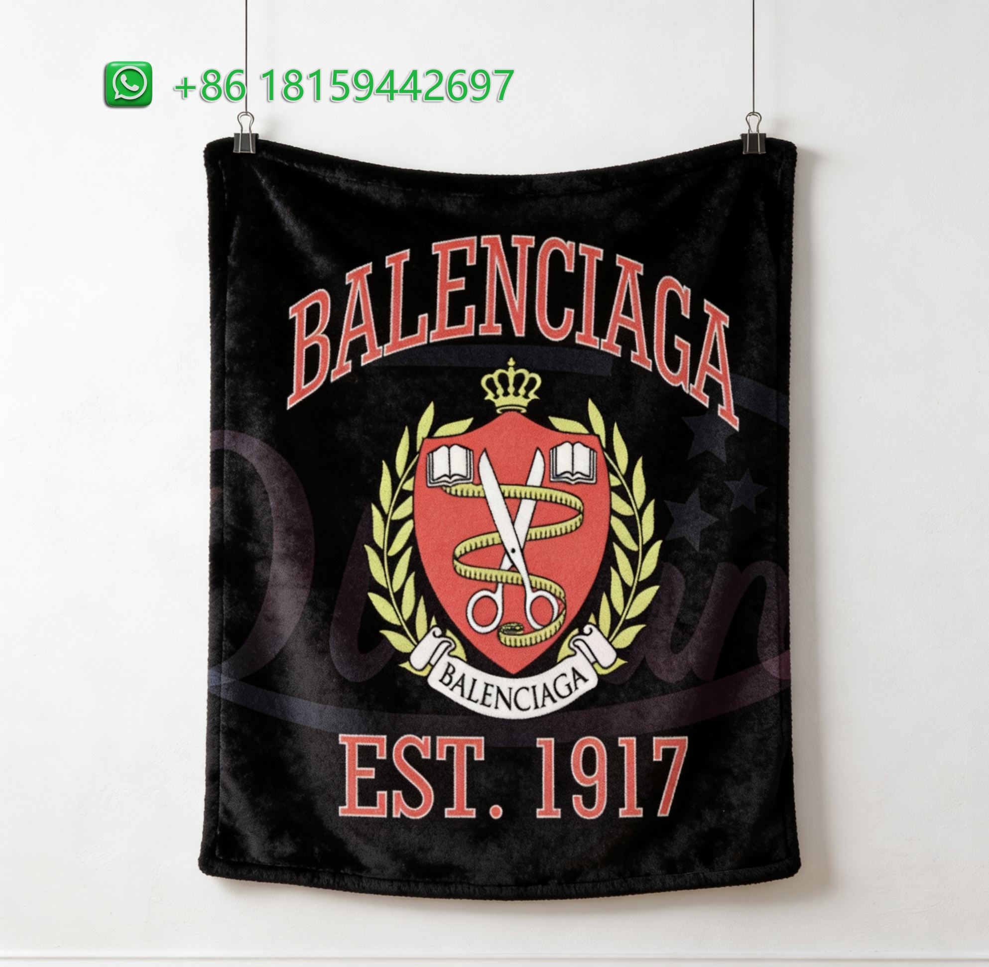 Balenciaga Throw Blankets